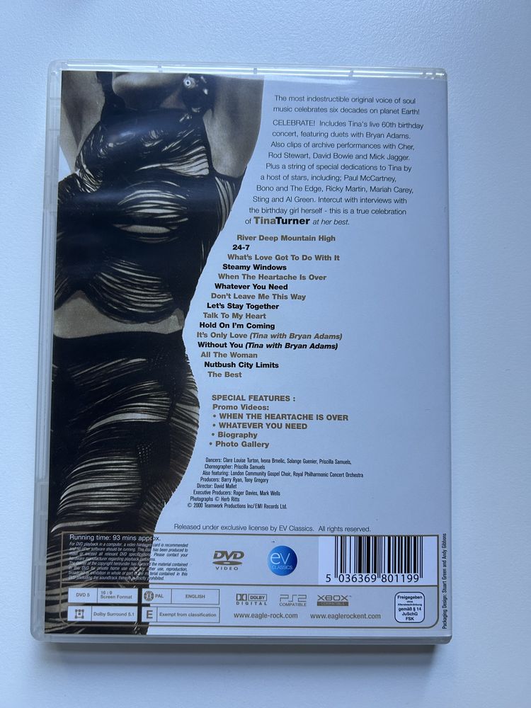 Tina Turner Celebrate! Dvd