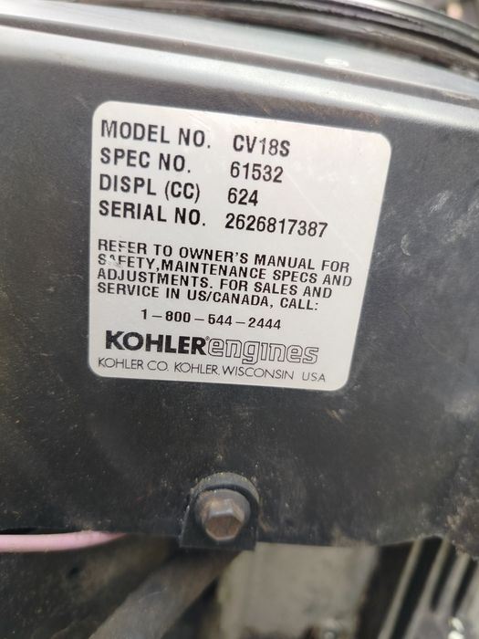 Silnik traktorka kosiarki Kohler 2 cylindry