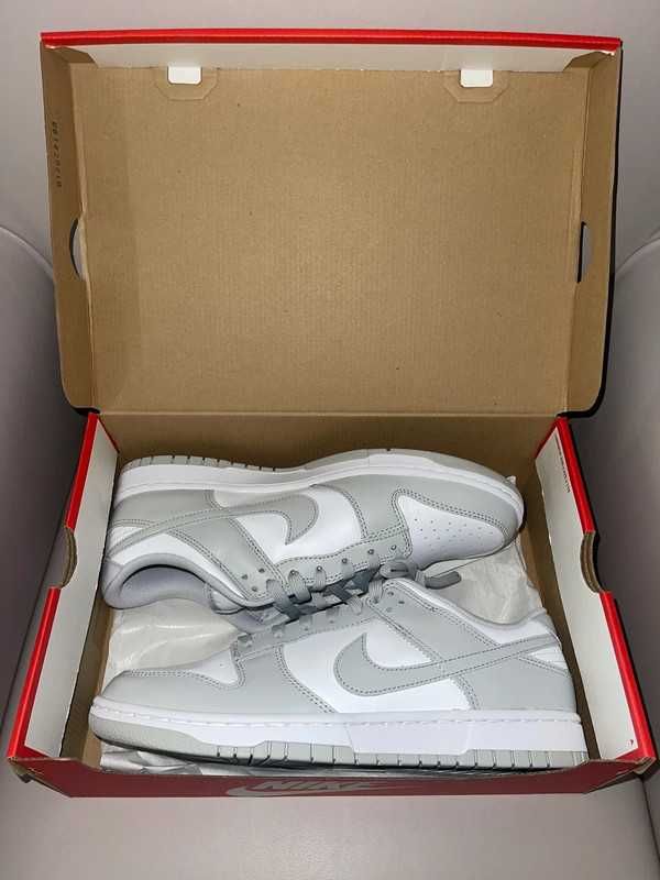 oryginale Nike Dunk Low Grey Fog 37.5