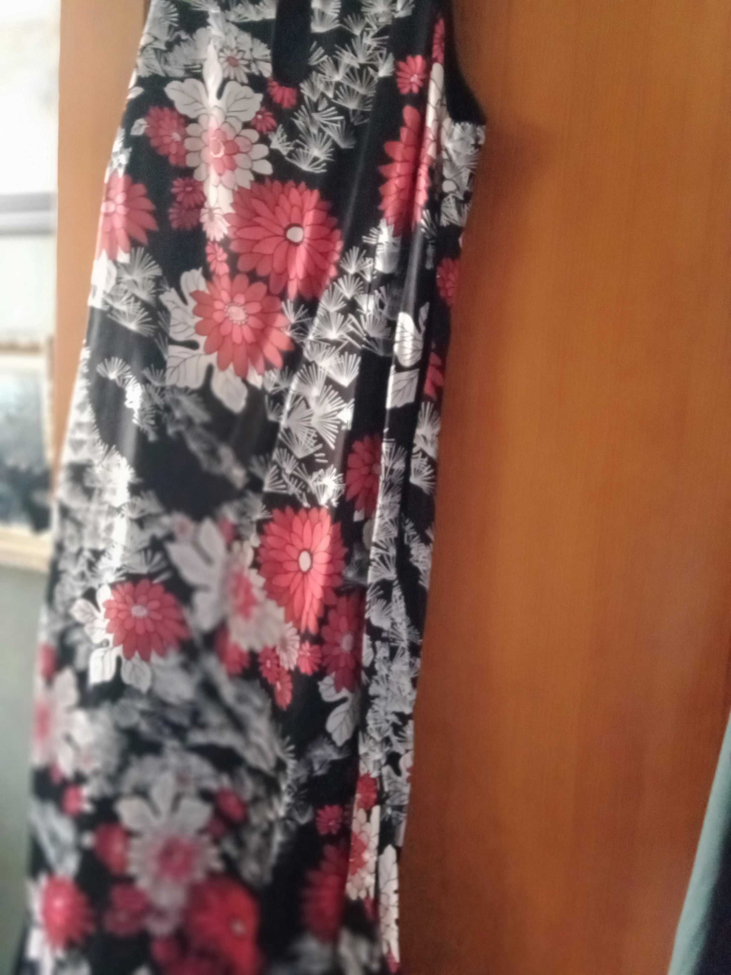 Sukienka w kwiaty styl japoński rozmiar 36