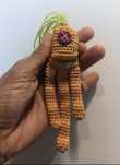 Brinquedo para gato com catnip em crochet