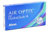 Контактные линзы на месяц Alcon Air Optix Hydra Glyde + Растворы,