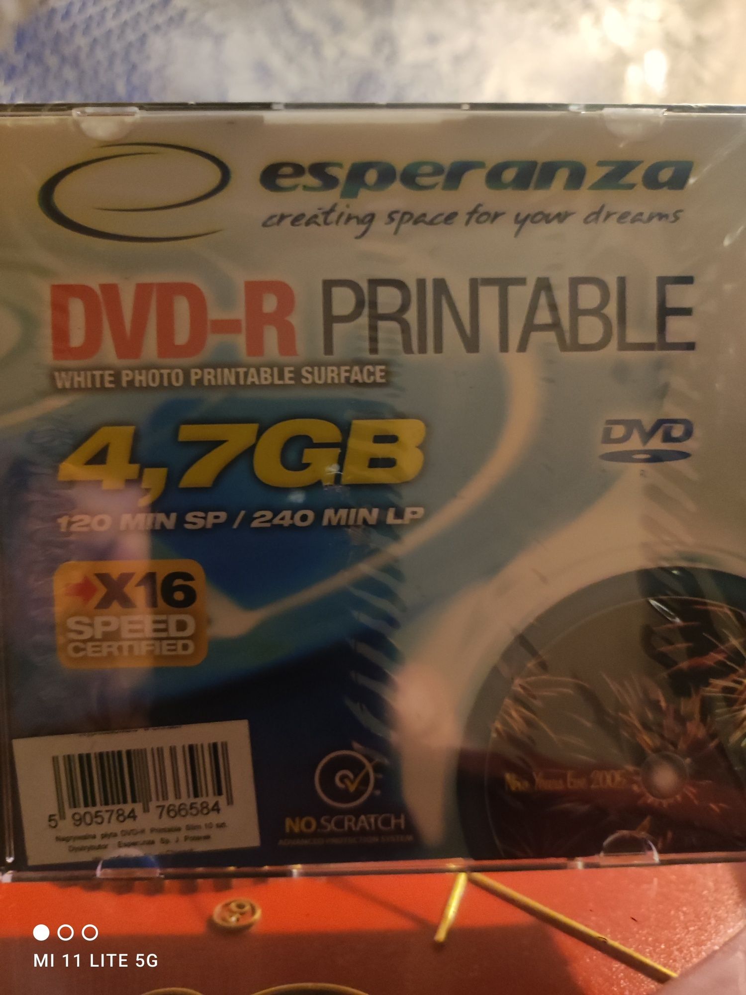 Płyty Esperanza DVD-R PRINTABLE