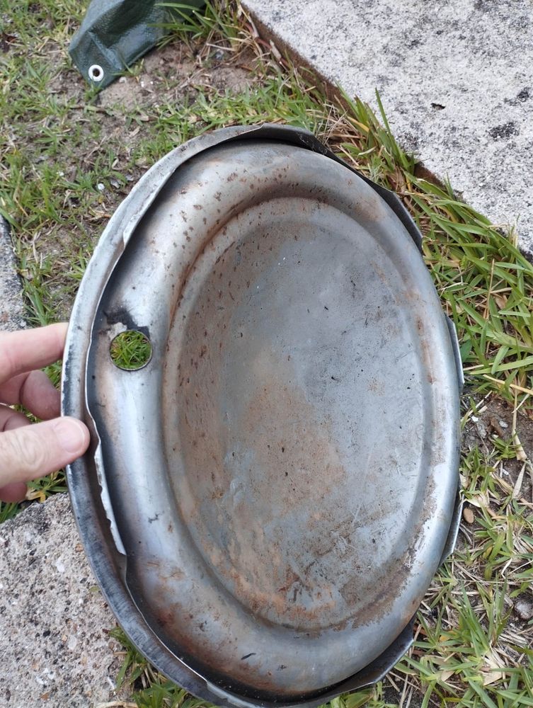 Tampão de roda cromado anos 50