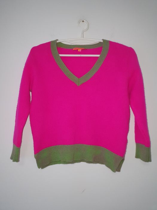 Różowy wełniany sweterek VilaGallo rozm M