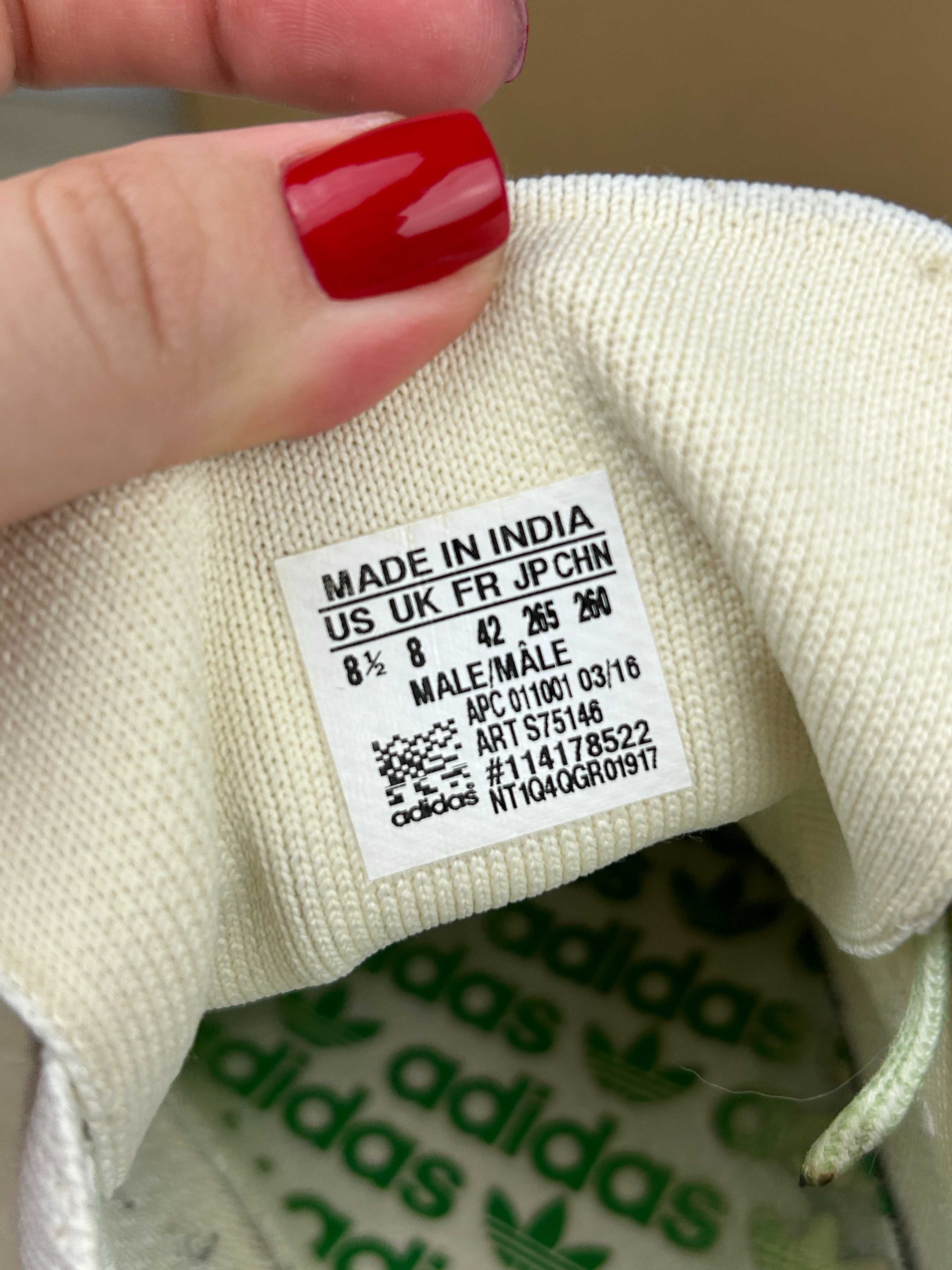 Кроссовки кеды Adidas Stan Smith Primeknit сеточка белые мужские 42