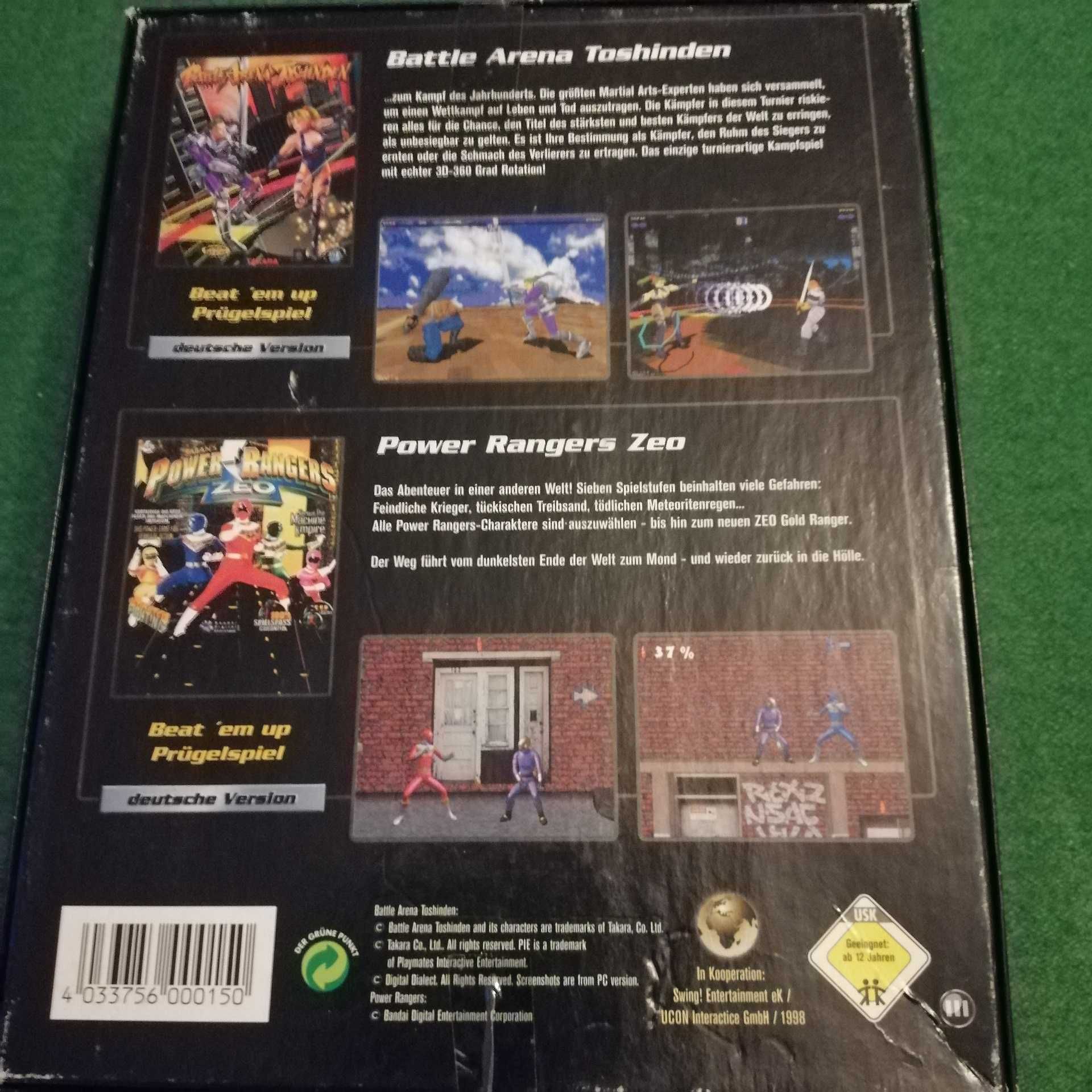 Gra PC -Battle Arena Toshinden / Power Rangers -Big Box!