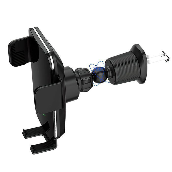 Uchwyt samochodowy Wozinsky WEDZ-3Y8S zaciskowy z ładowarką indukcyjną