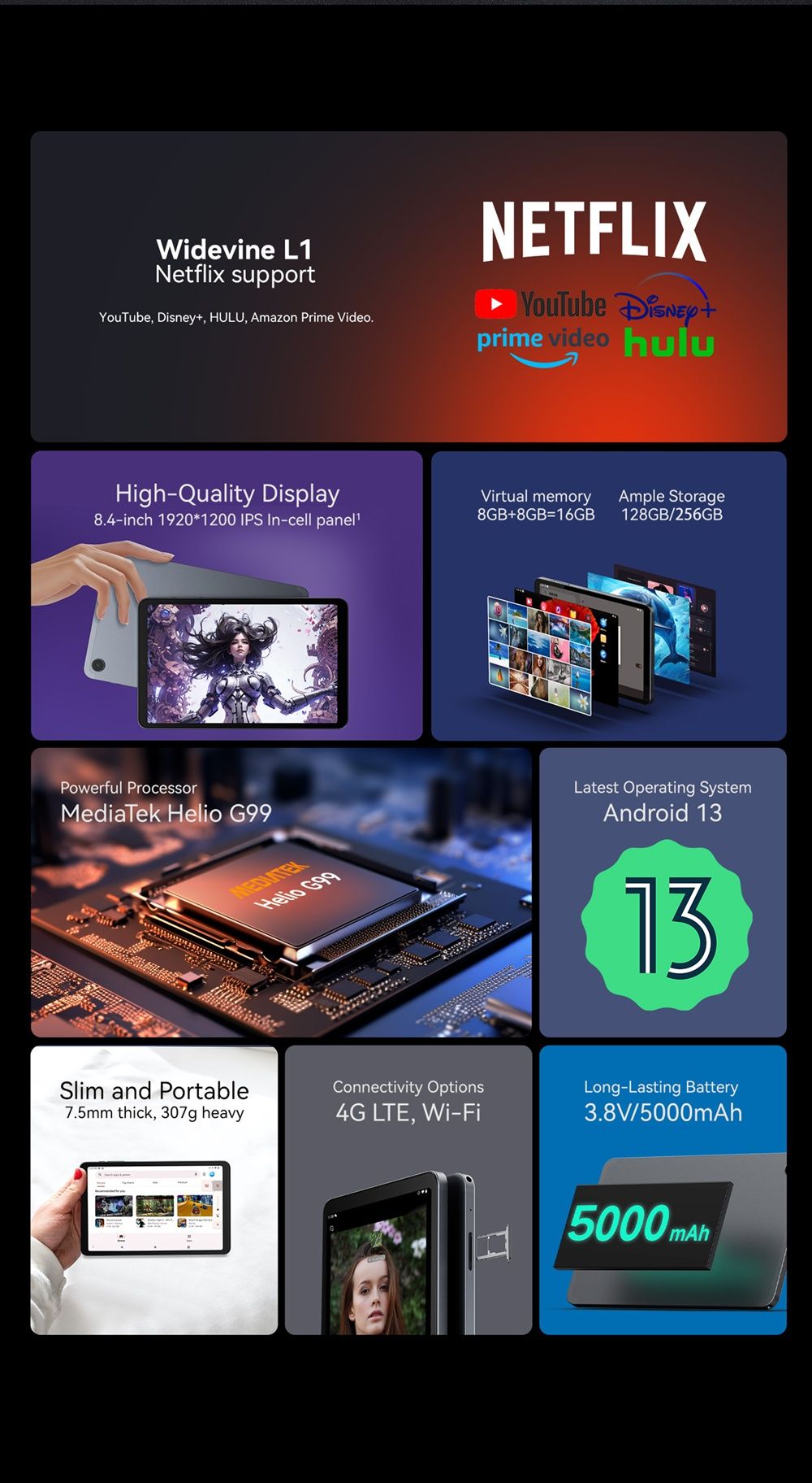 Alldocube iplay 50 mini pro 8/256 8.4"