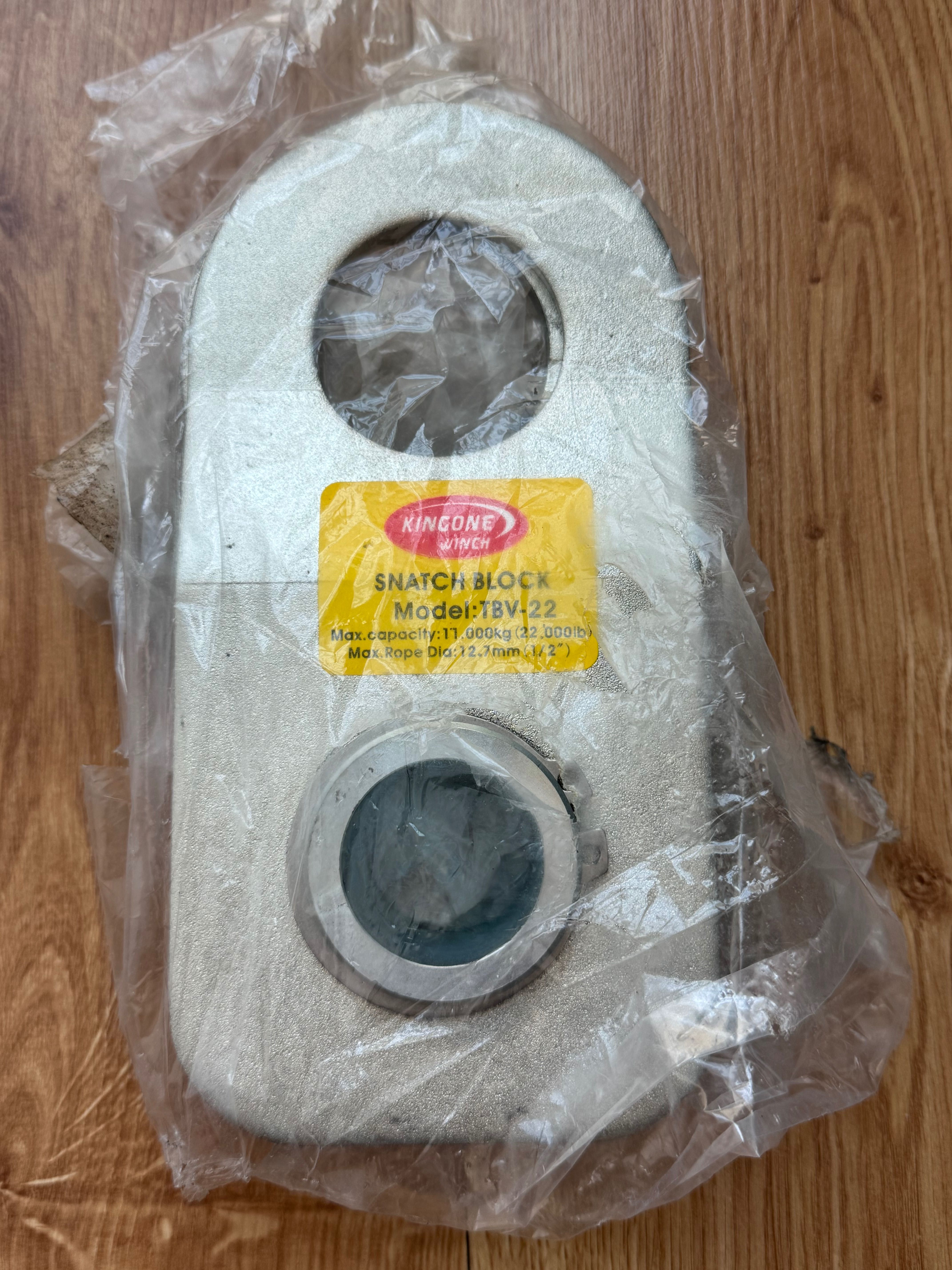 Roldana Kingone Snatch Block – 11 Toneladas – NOVA