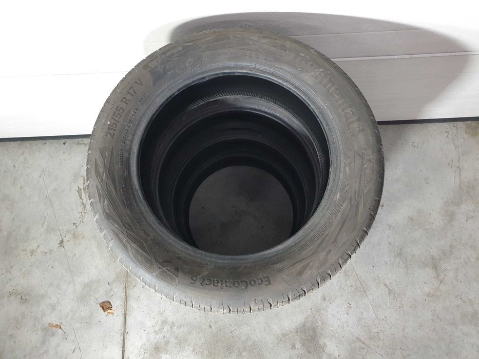 4szt. 215/55/17 94V Continental EcoContact 6 5mm 2022r [ 7771 ]