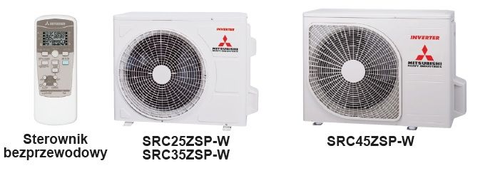 Klimatyzator ścienny MHI 3,5kW produkcja Japońska