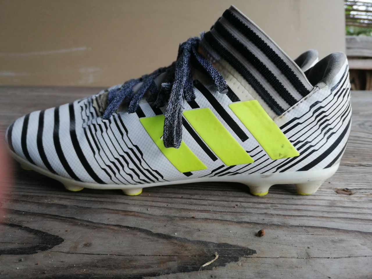 Korki adidas białe-czarne