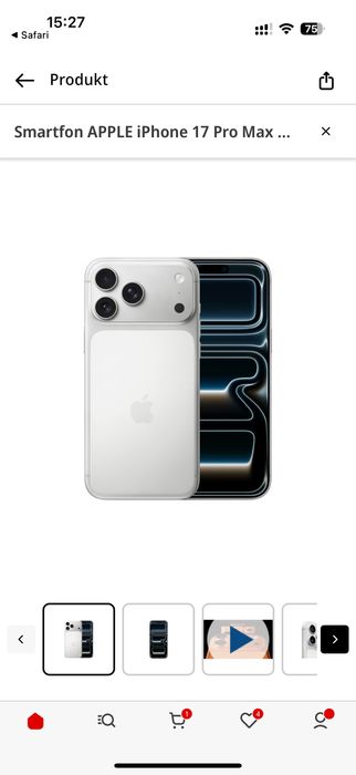 Iphone 17 pro max 256 gb od reki