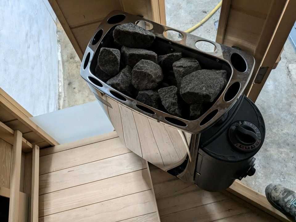 Sauna FIŃSKA + Sauna INFRARED 2w1 piec do sauny 230V 220V NAROŻNA 4os
