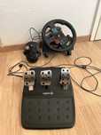 Kierownica Logitech G29 + shiftery (skrzynia biegów)