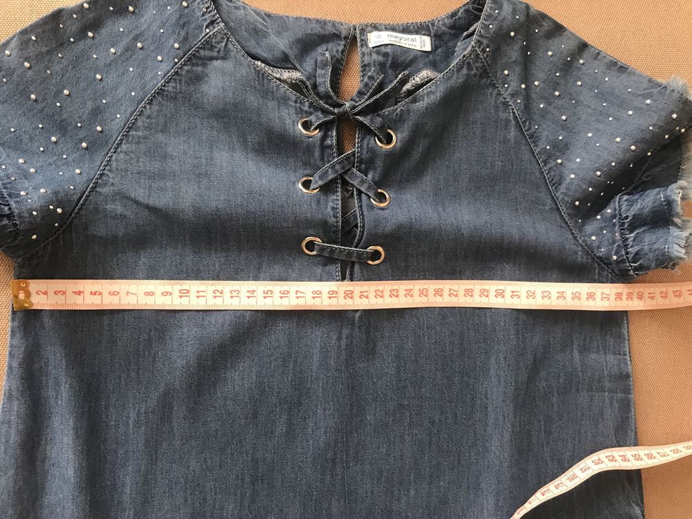 Mayoral-стильна джинсова сукня на 11-12 років, розмір 152 см.