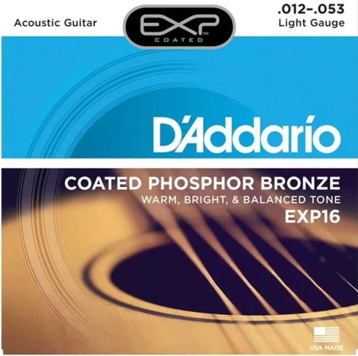 Struny do akustyka D'Addario exp16 12-53