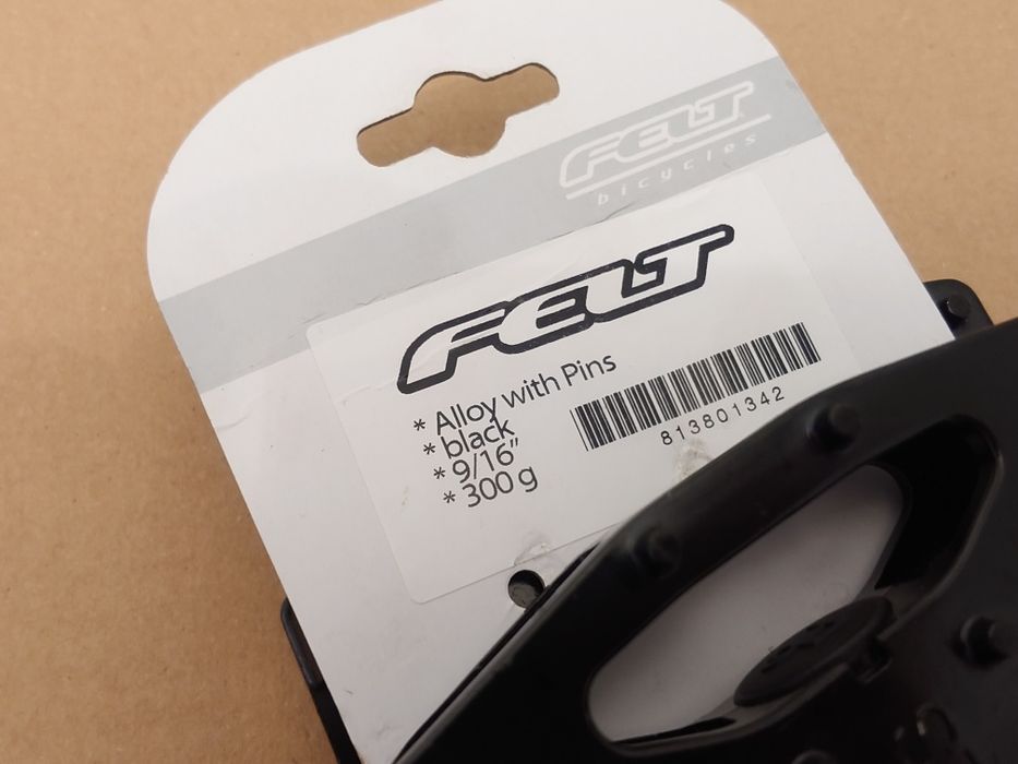 Platformy, pedały platformowe Felt Bikes metalowe czarne