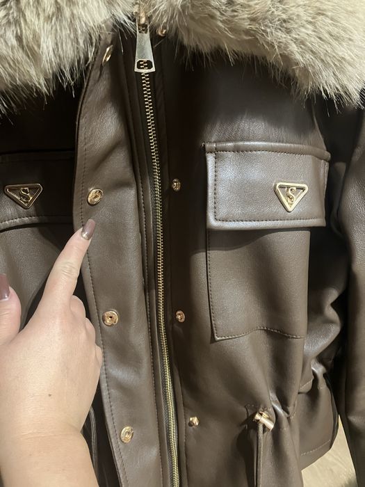 Kurtka  futerkiem ocieplana