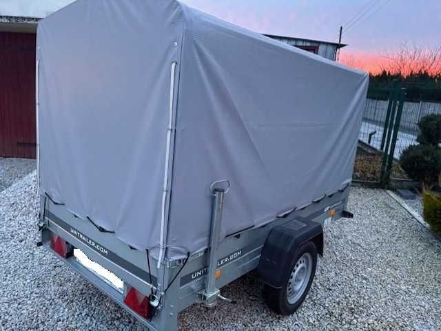 Przyczepa samochodowa z kiprem 230 x 125 Garden Trailer 230 Wysoka