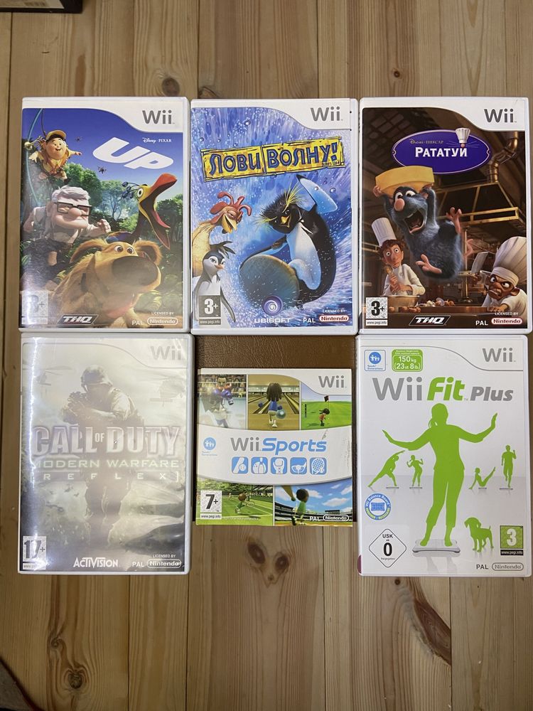 Диски з іграми до Nintendo Wii
