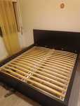 Cama Malm do IKEA 160x200 cm preta