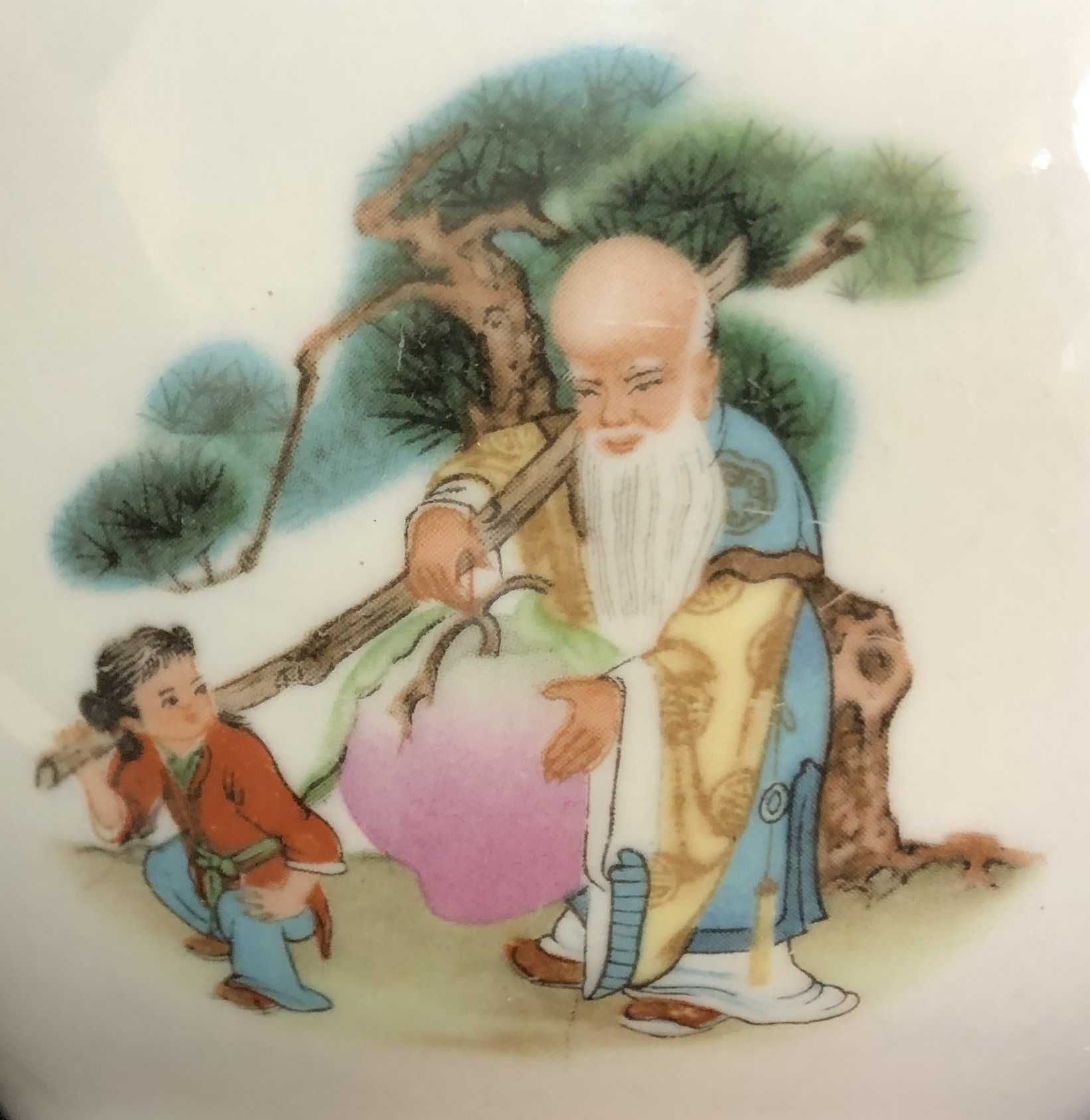 Miska, miseczka chińska porcelana stara, czarka sygnowana