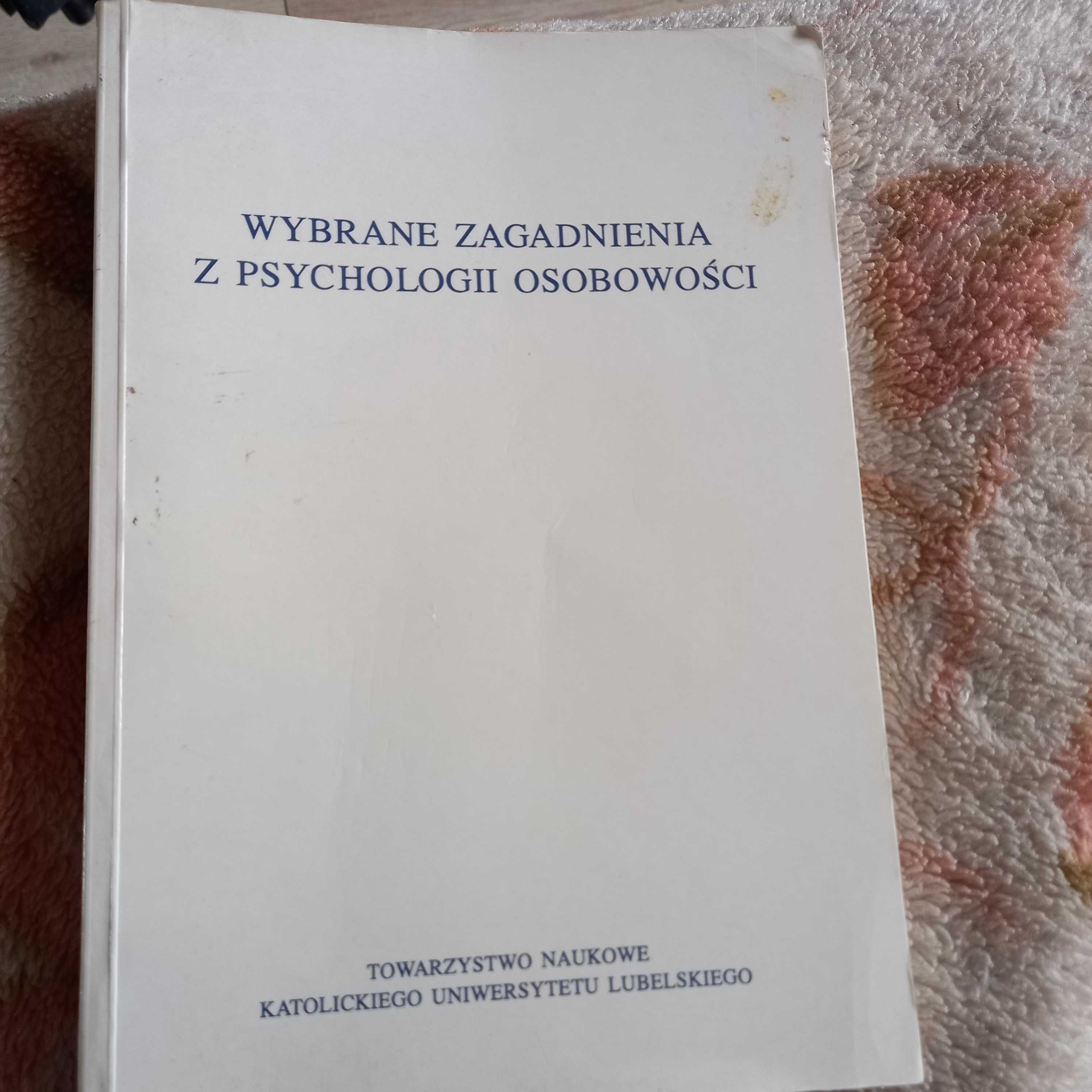 Wybrane zagadnienia z psychologii osobowości KUL