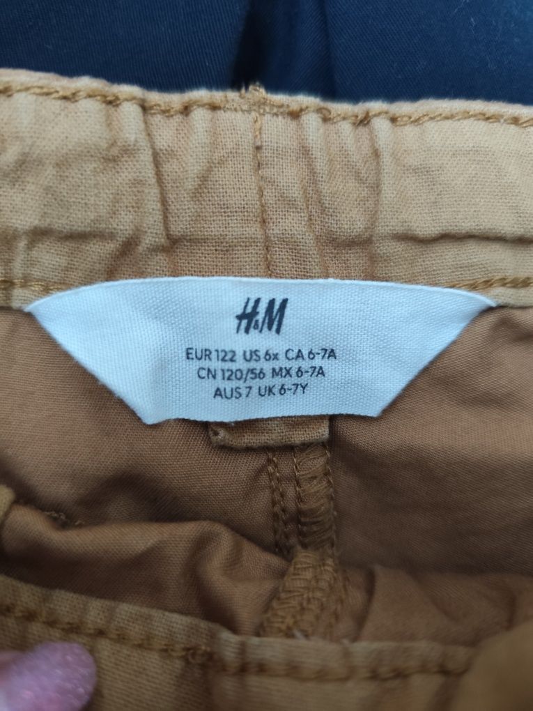 Spodnie 2- pak chinos H&M r. 122