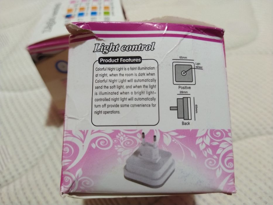 Lâmpada luz led de presença noturnas bebé casa quarto apartamento vive