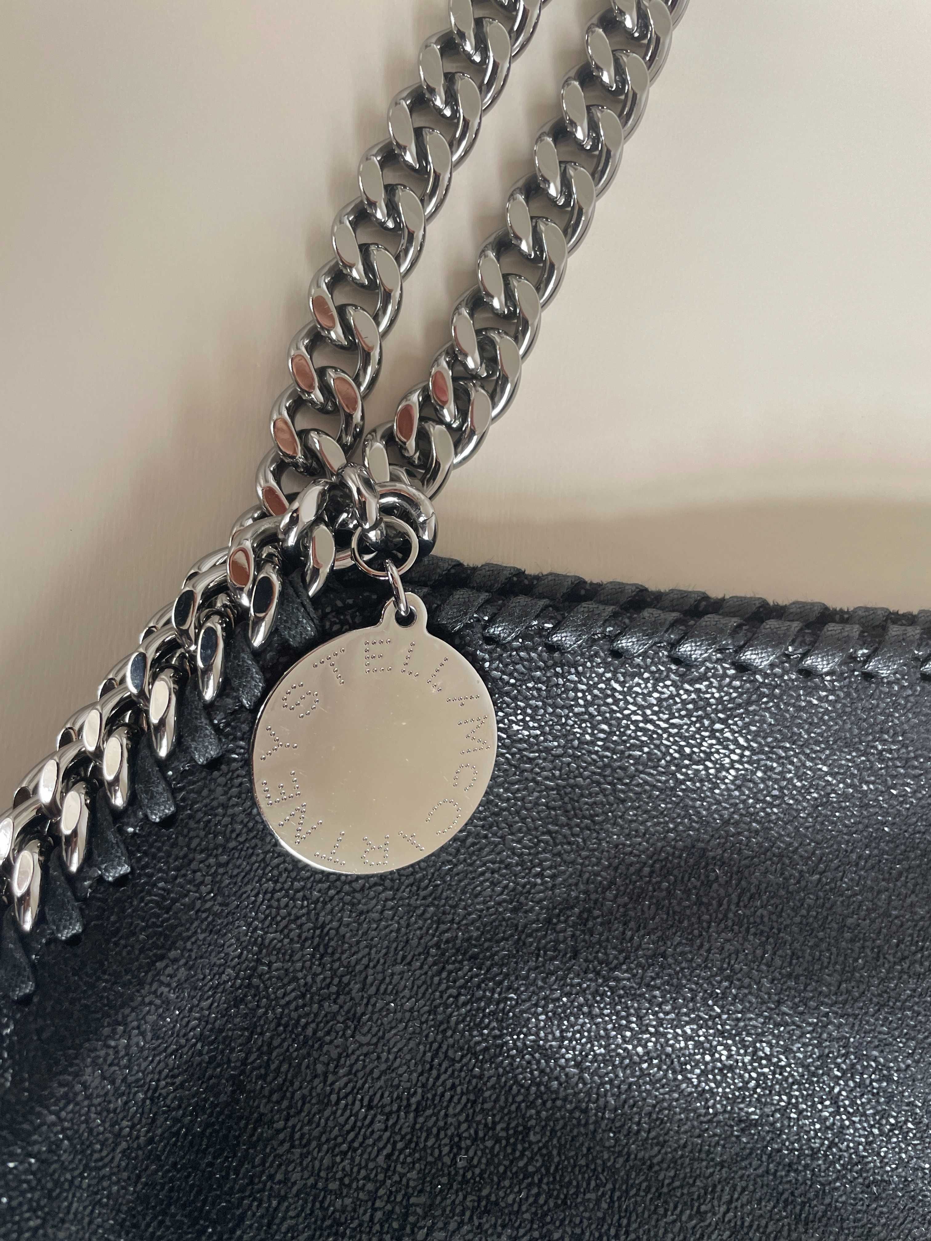 Stella Mccartney Falabella Large Shoulder Tote Bag bolsa preta
