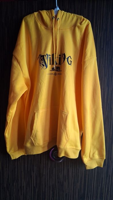 Ciepła bluza żółta 5 XL