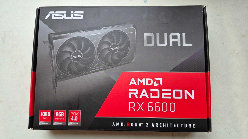 Asus Radeon RX 6600 8GB. Вживана. Гарантія 26 міс.