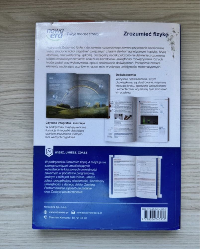 Podręcznik Zrozumieć Fizykę 4