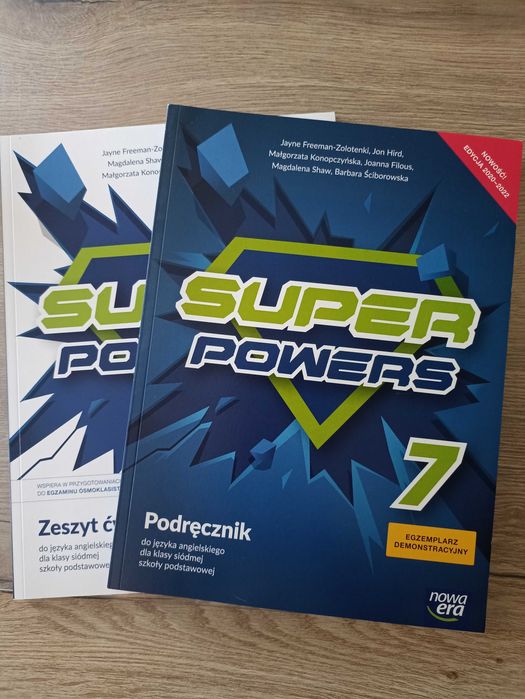 Super Powers do klasy 7 - angielski, podręcznik + ćwiczenia