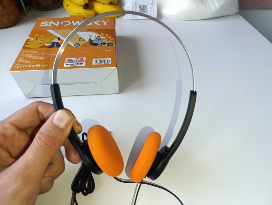 Навушники Snowsky | FiiO Wind 3.5mm ON-Ear з мікрофоном. Новые. Торг.