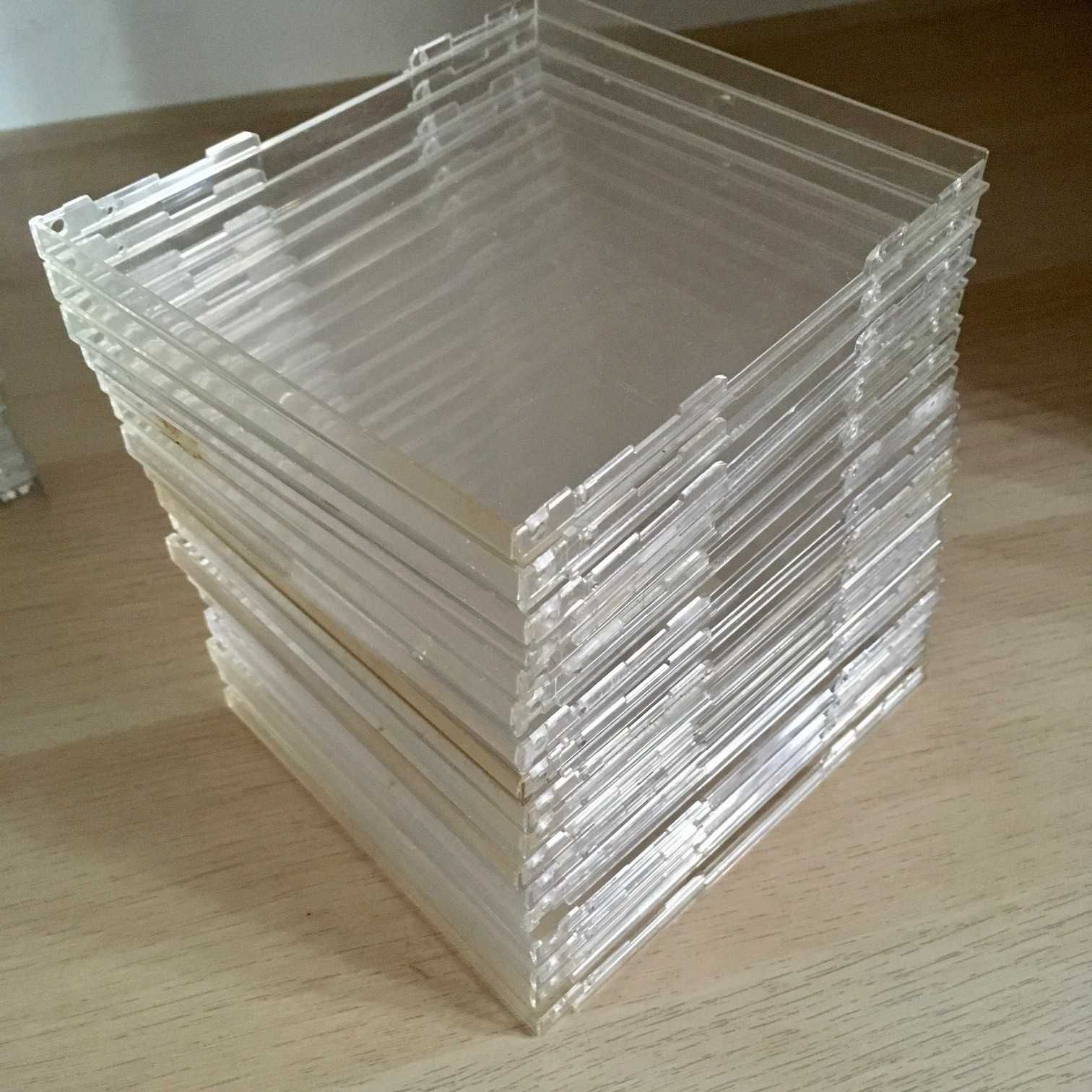 Lote de caixas capas boxes para arquivo de CD