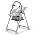Стільчик для годування 2в1 Kinderkraft LASTREE Grey
