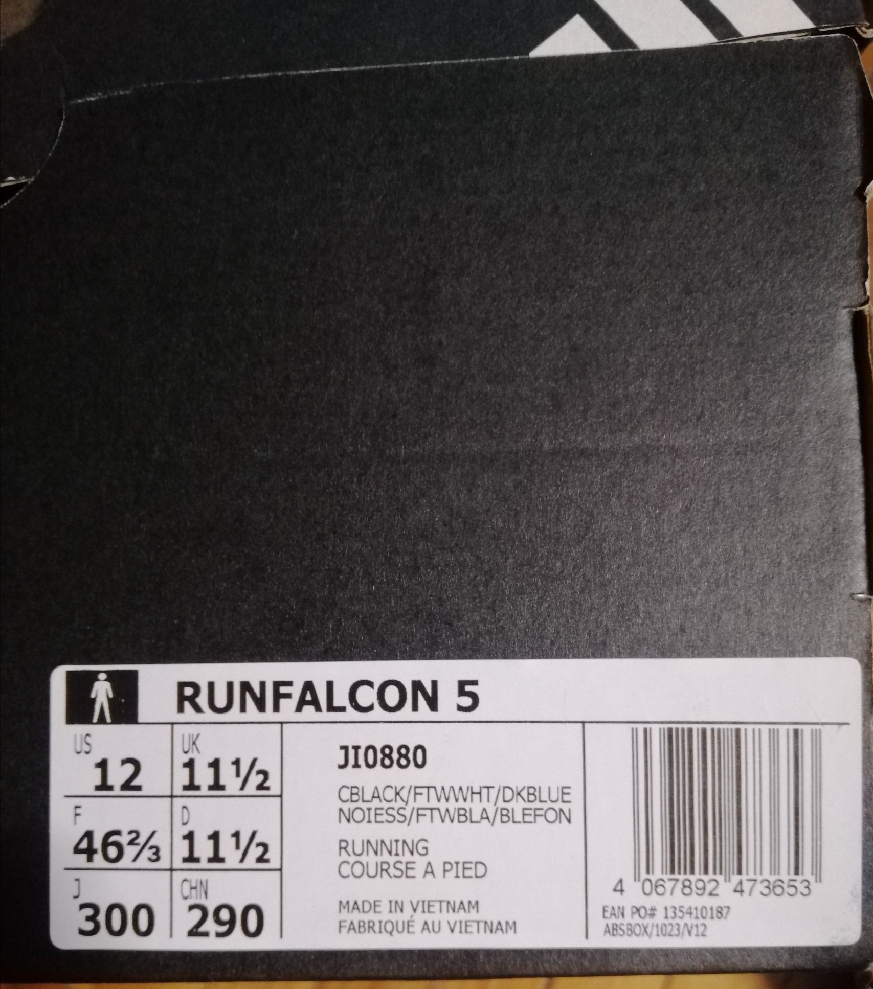 Кросівки Adidas Runfalcon 5 JI0880 нові 46 2/3-30см оригінал м