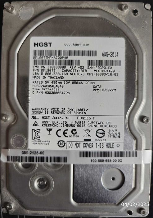 Multiple SATA 2.5" and 3.5" Drives64172178874625121