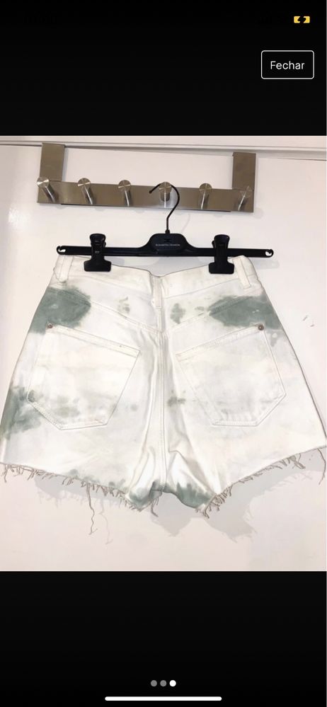 Calções largos Tie dye - Zara