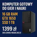 KOMPUTER Lenovo ThinkCentre M920T i5   TB SSD / GTX 1650 / Windows 11