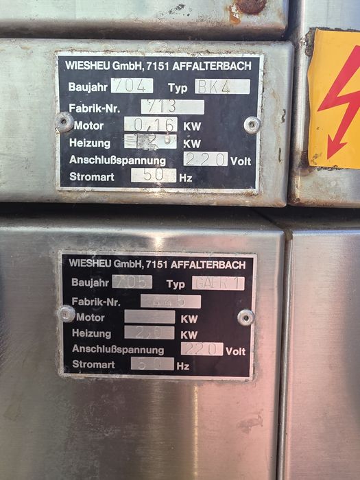 Piec konwekcyjno parowy firmy Wiesheu