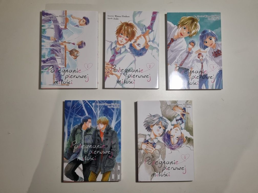 Manga Pożegnanie pierwszej miłości 1-5 + dodatki