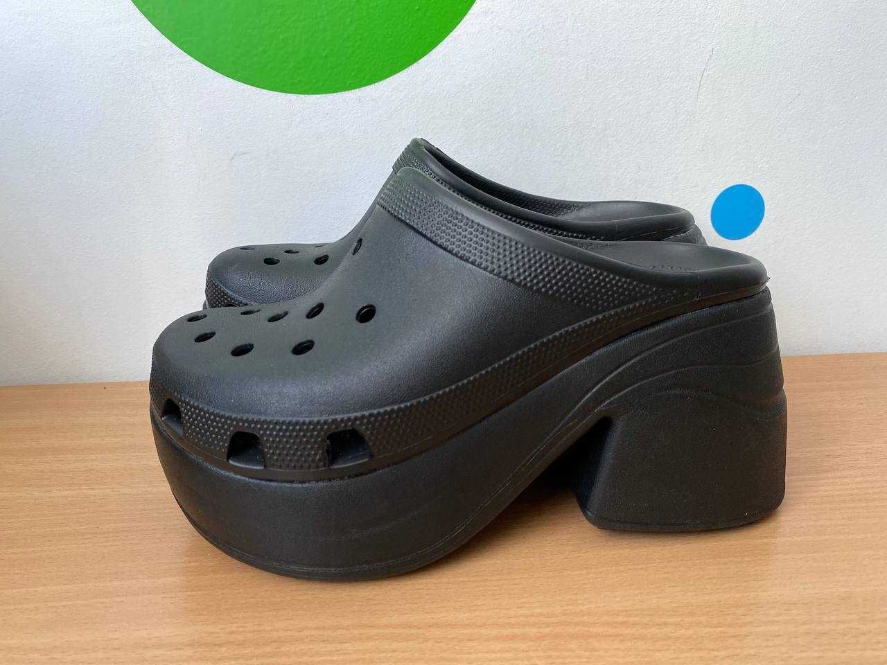 Crocs Siren Black дорослі М6/W8 38р Уцінка! №627