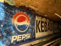 reklama  podswietlana  3metry  KEBAB Pepsi