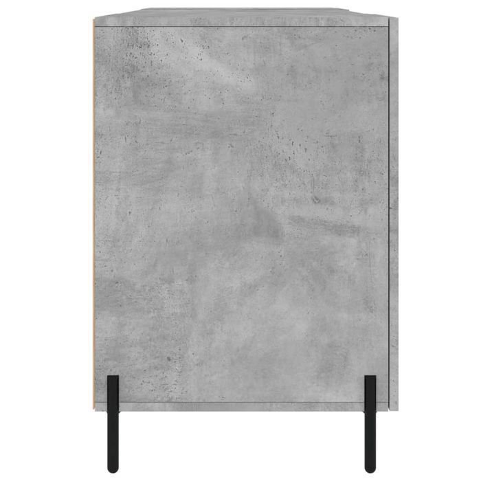 Vidaxl Biurko, Szarość Betonu, 140X50X75 Cm, Materiał Drewnopochodny