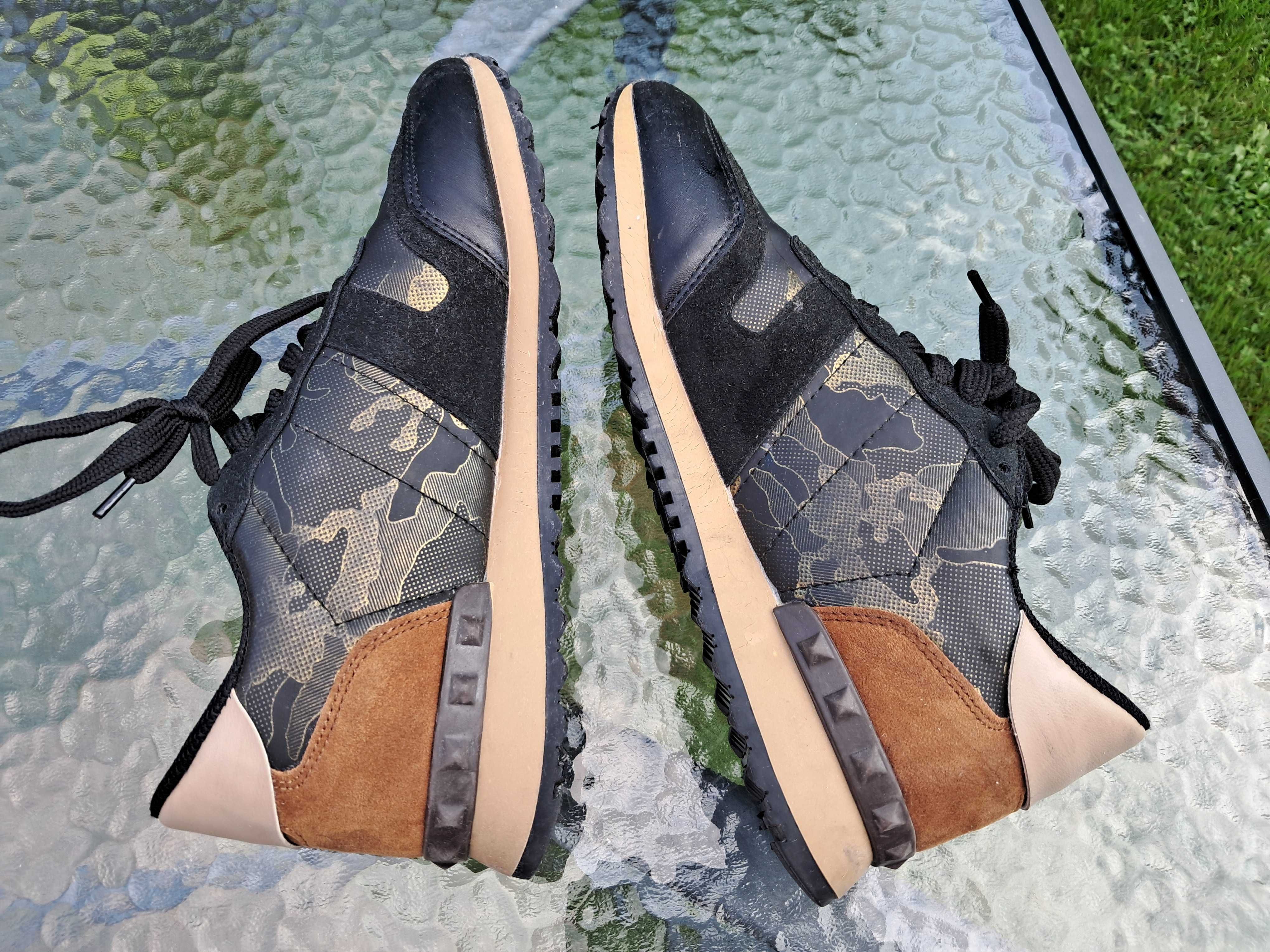 Valentino buty sneakersy sportowe sneakers camouflage