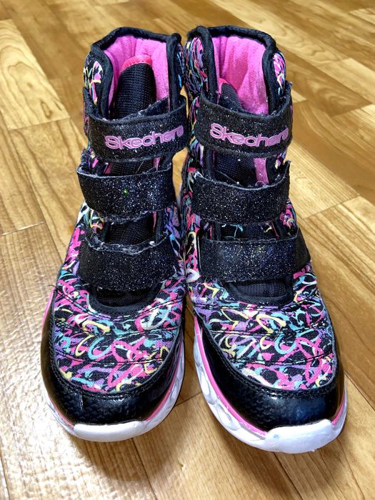 Дитячі чоботи Skechers розмір 35